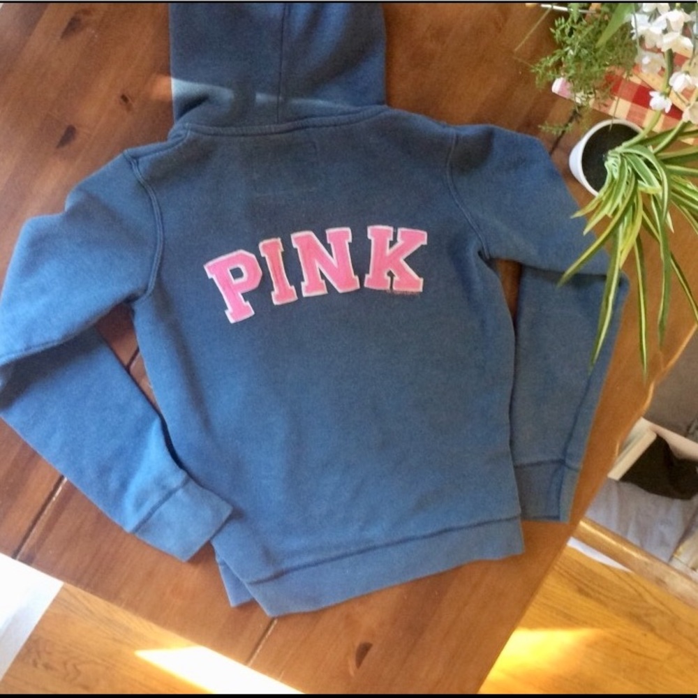 Blue hoodie sweatshirt PINK Victoria’s Secret